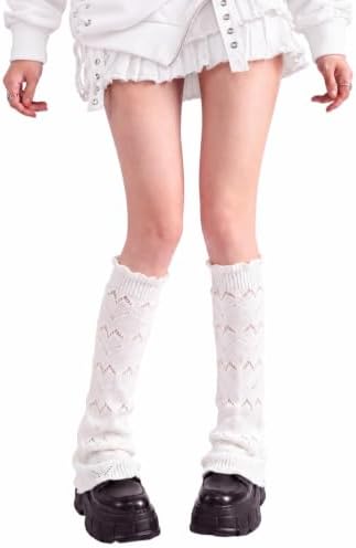 Flared crochet leg warmers