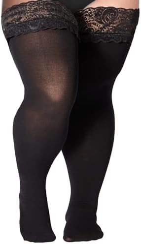 Lace top stay up stockings