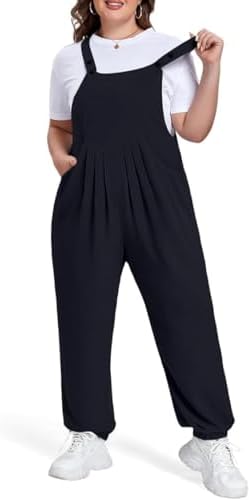 Linen wide leg overalls
