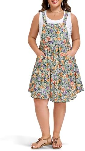 Pinafore dress in nine colours