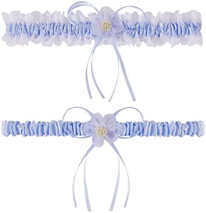 Plus size bridal garter set