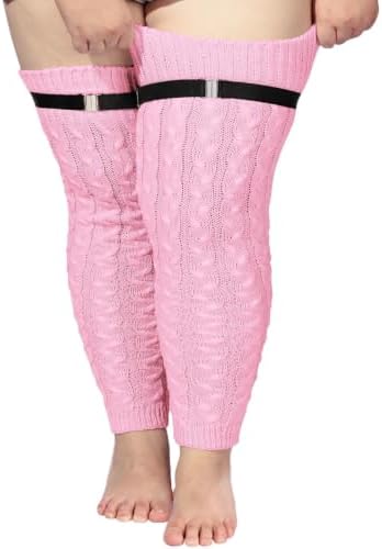 Plus size extra long leg warmers