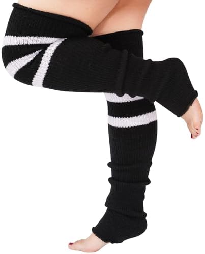 Plus size thigh high leg warmers