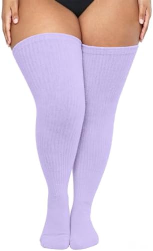 Plus size thigh high socks